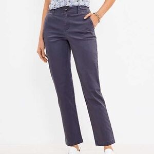 LOFT Monroe Slim Pants | Size 10 | Grey | Ankle Length